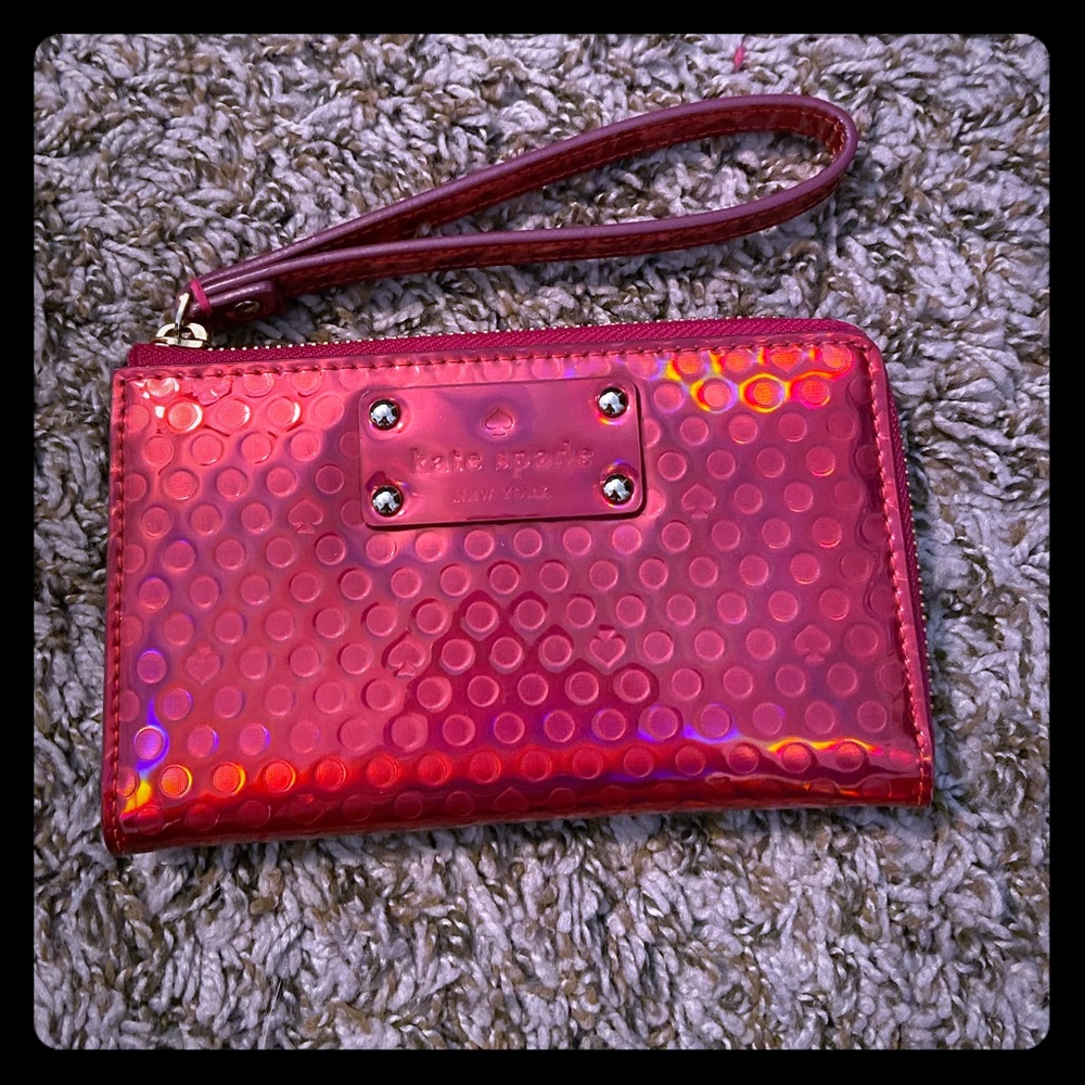 Kate Spade Hot Pink Wristlet Wallet